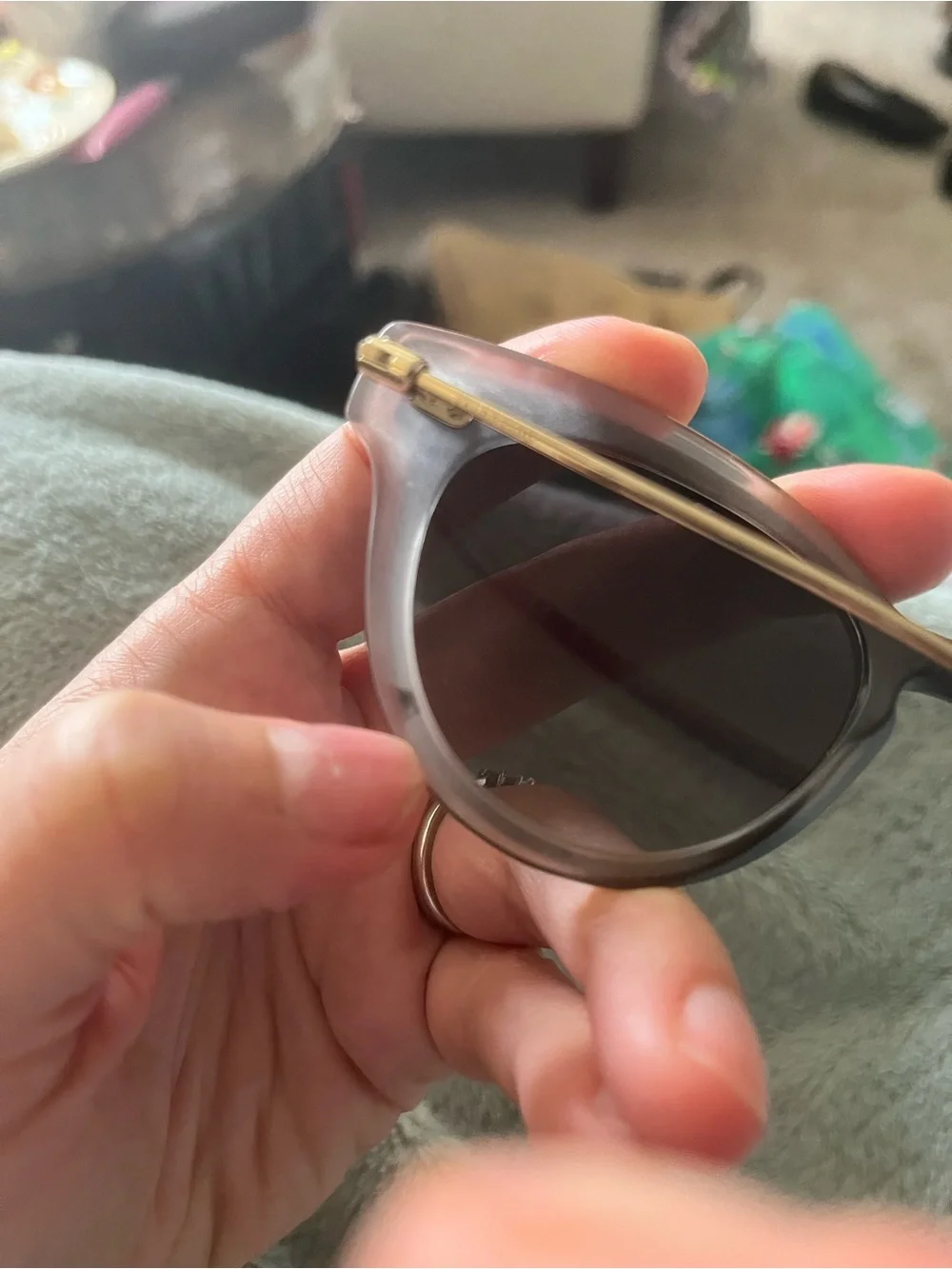 2019 Valentino 4017 Black/Crystal/Smoke Gradient Cat-Eye Women's Sunglasses